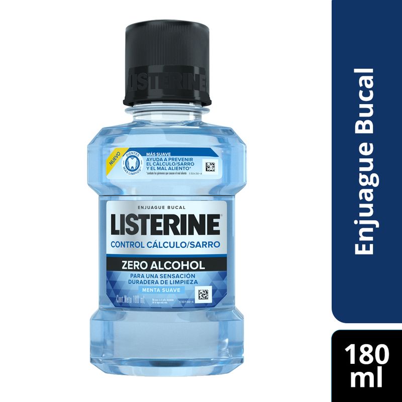 LISTERINE CONTROL CALCULO ZERO 180 ML
