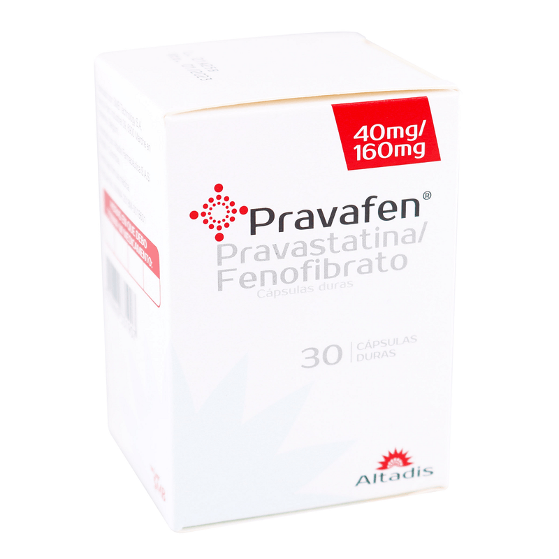 PRAVAFEN 40 MG_ 160 MG 30 CAPSULAS