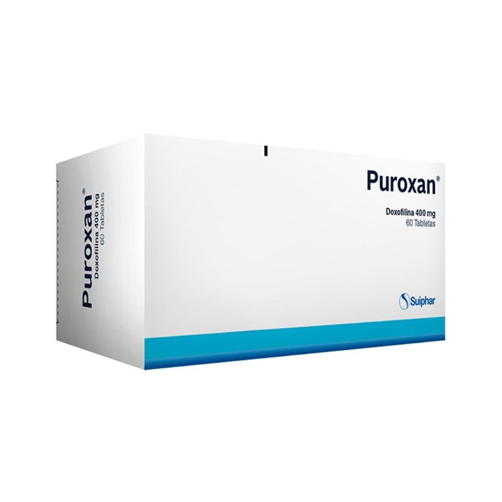 Puroxan 400 Mg Caja Con 60 Tabletas