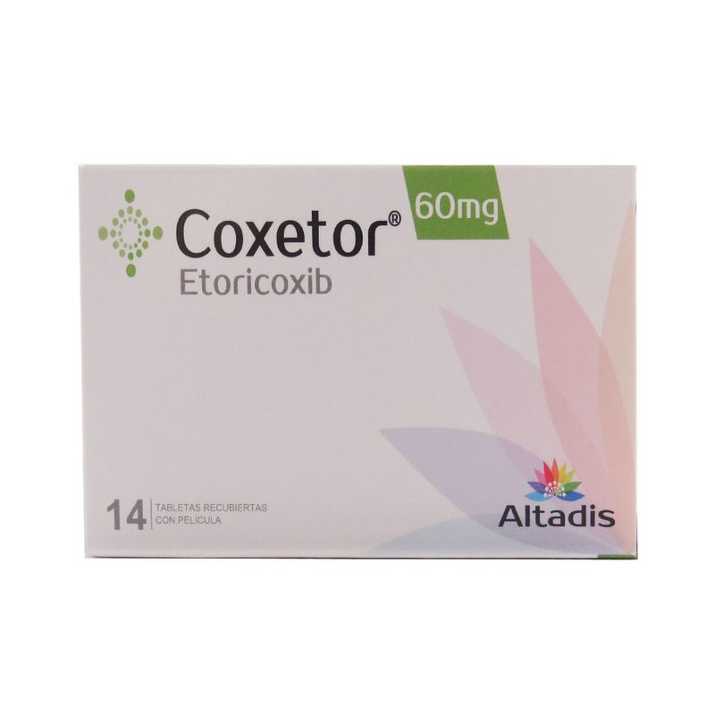 COXETOR 60 MG 14 TABLETAS