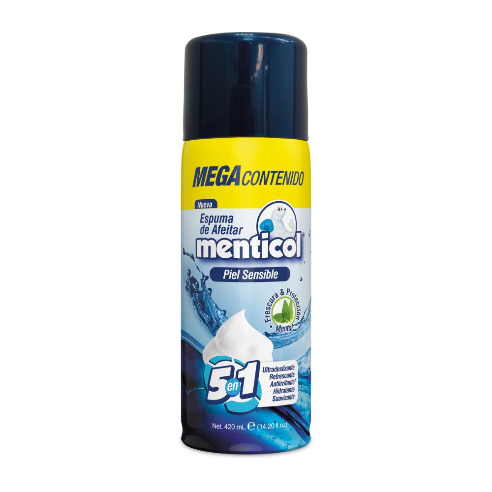 ESPUMA DE AFEITAR MENTICOL 420 ML