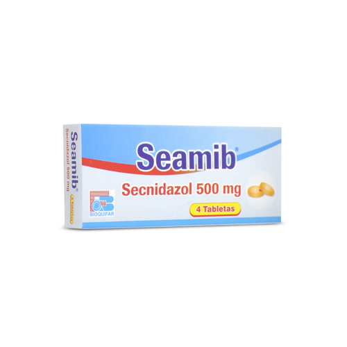 SEAMIB 500 GR (SECNIDAZOL) 4 TABLETAS