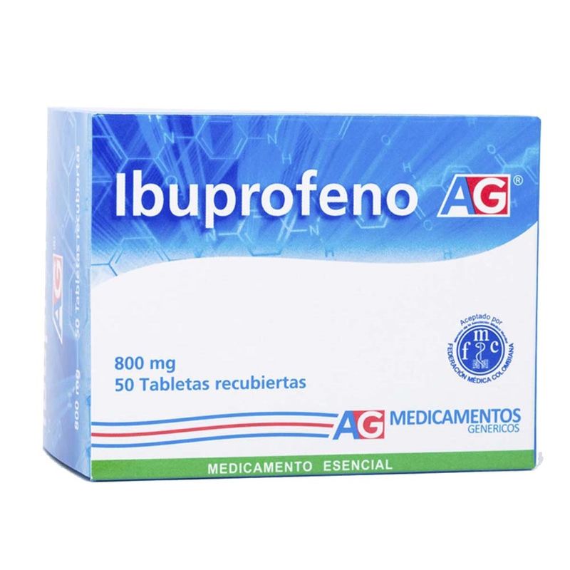 IBUPROFENO AG 800 MG X 10 TABLETAS