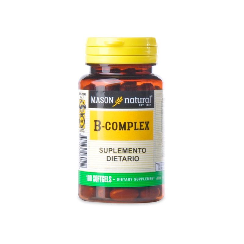 B Complex Mason Natural 100Mg Frasco X 100 Capsulas