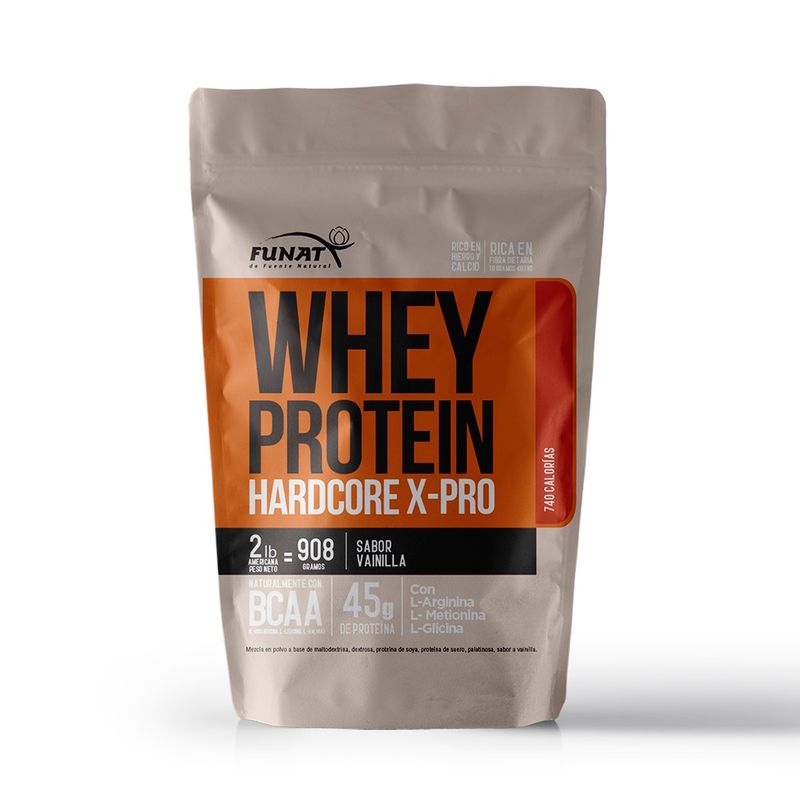 Whey Protein Funat Hardcore X-Pro Vainilla X 908g