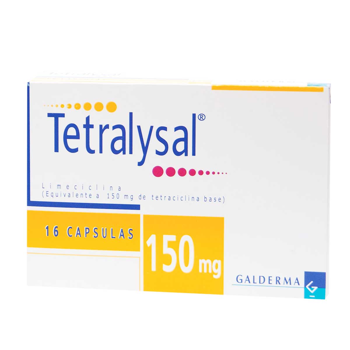 Tetralysal 150 mg Caja Con 16 Cápsulas