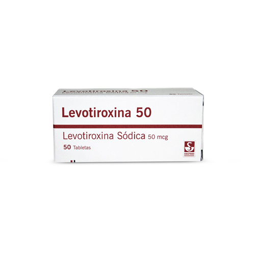 LEVOTIROXINA S50 MCG X 50 TABLETAS