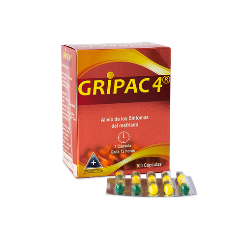 Gripac 4 Cáp. Dura Caja Con 100 Unds