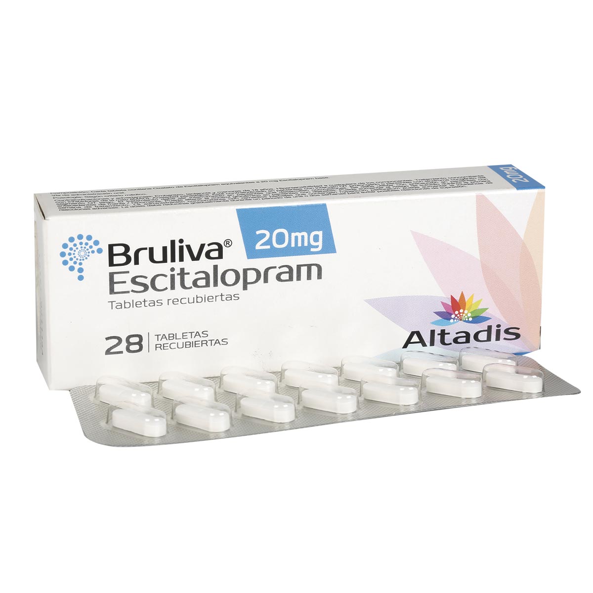 Bruliva 20 mg Caja Con 28 Tabletas Recubiertas