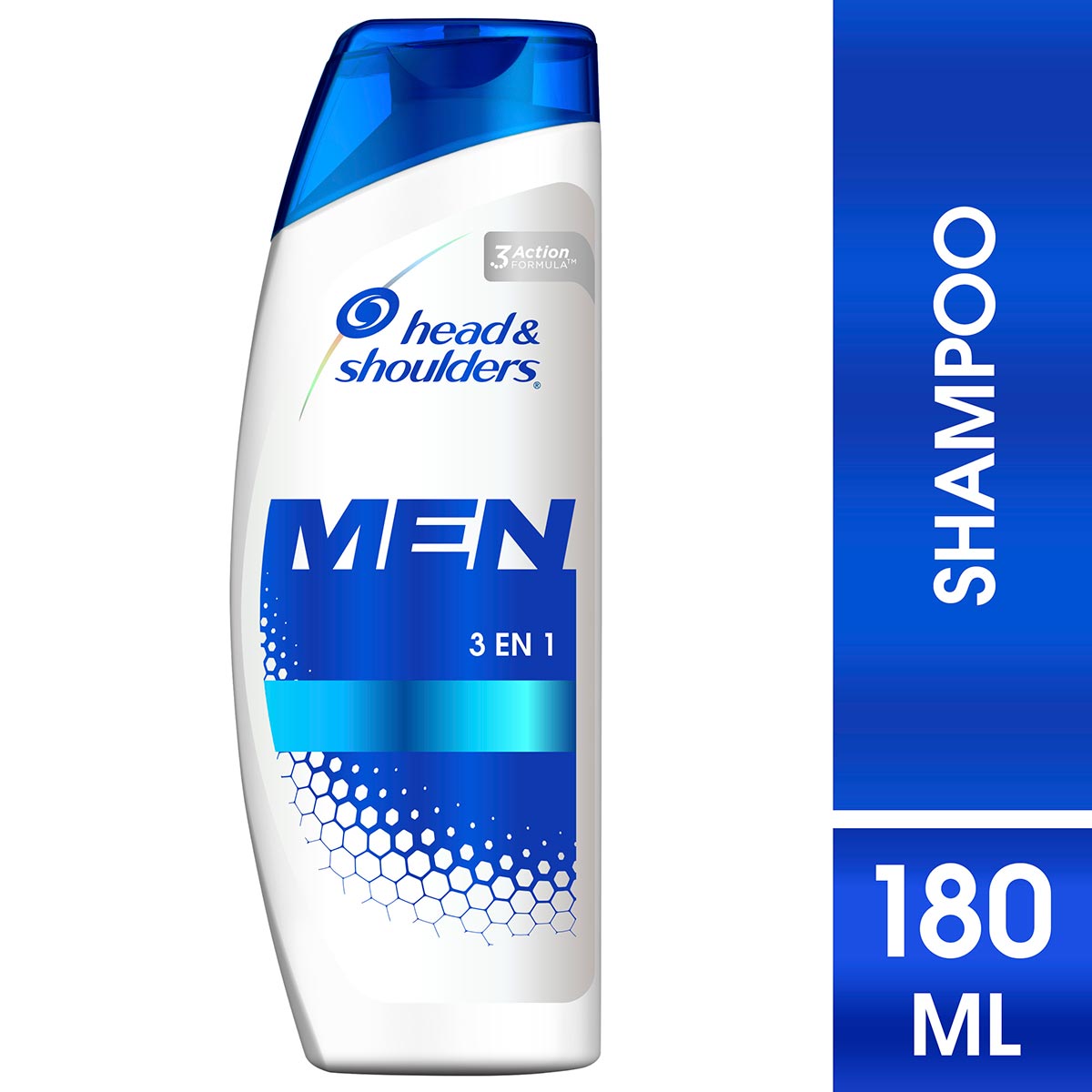 SHAMPOO HEAD SHOULDERS MEN 3 EN 1 180 ML