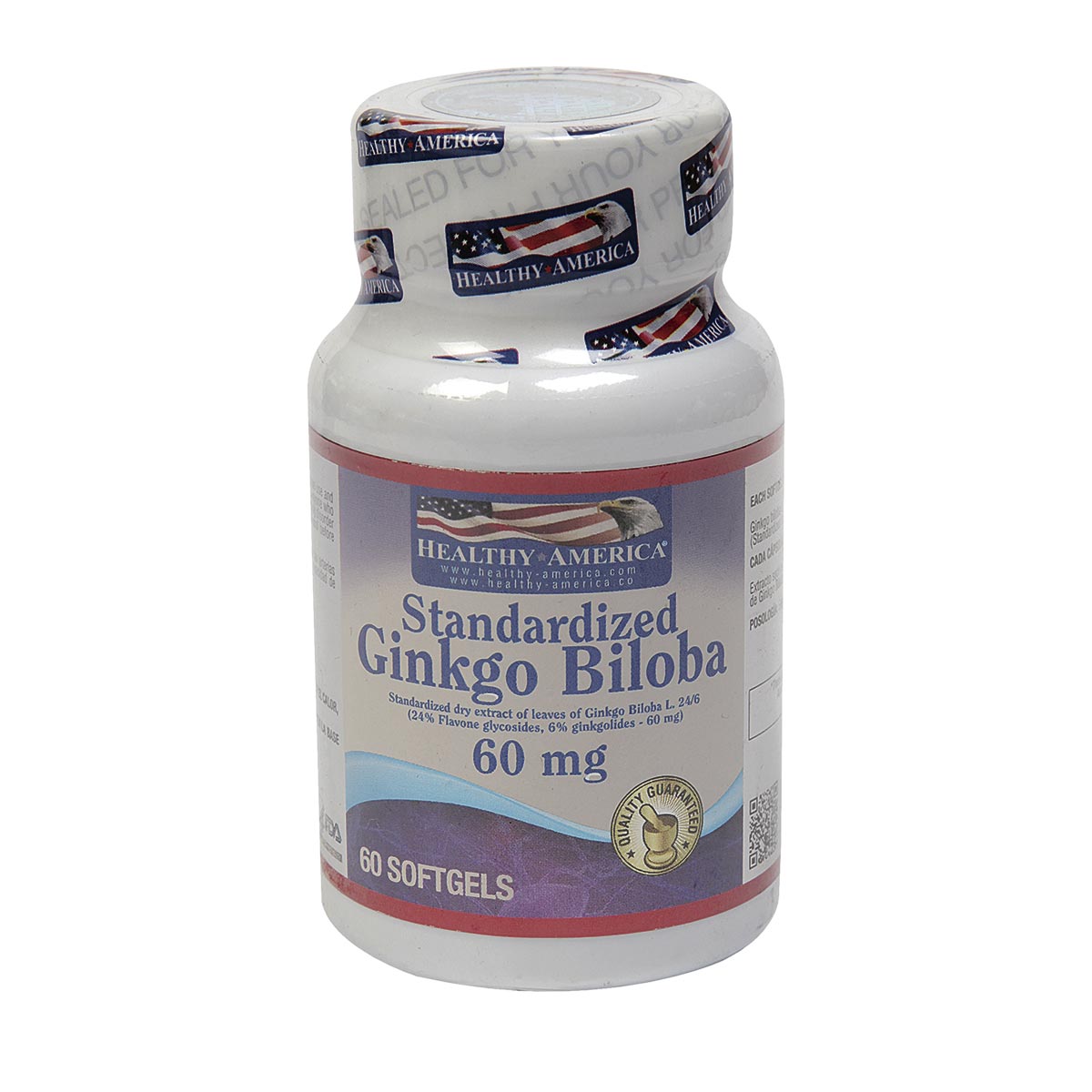 GINKGO BILOBA 60 MG 60 SOFTGELS