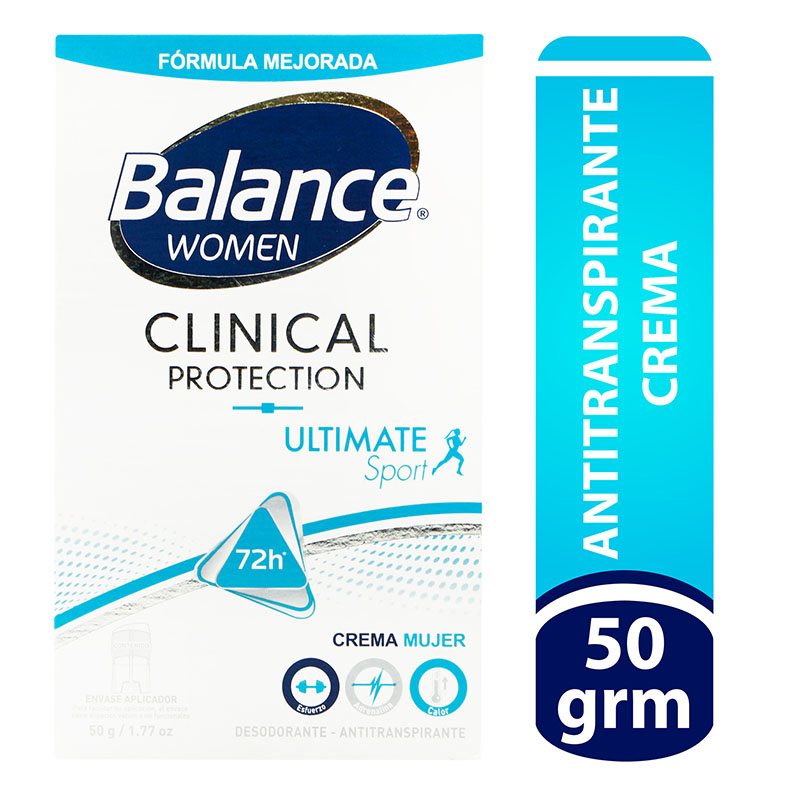 DESODORANTE BALANCE CREMA CLINICAL ULTIMATE SPORT 50 GR M