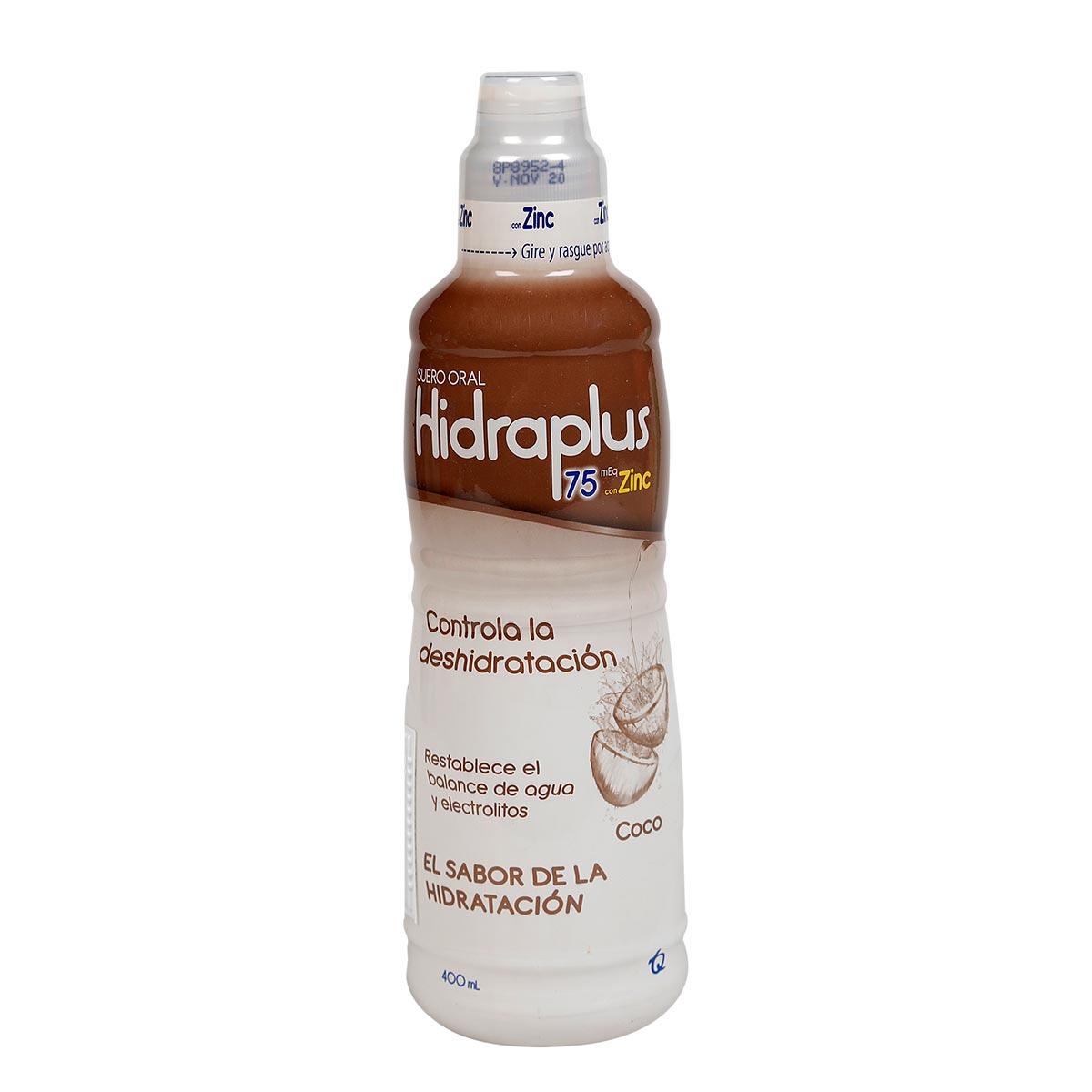 Hidraplus 75 Meq Con Zinc Solución Oral Coco