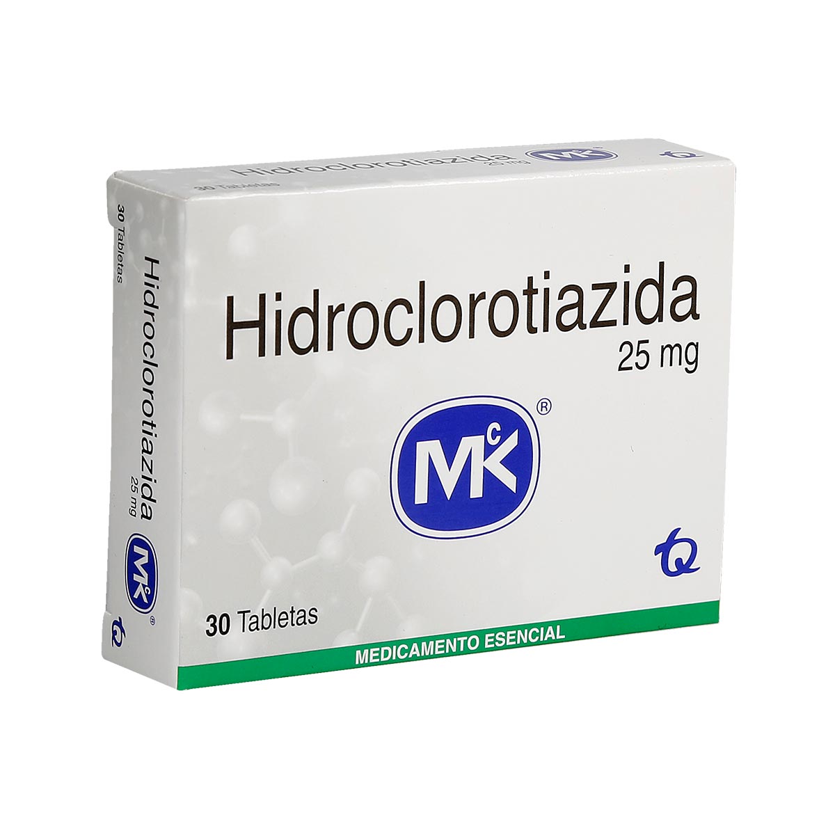 HIDROCLOROTIAZIDA 25 MG 300 TABLETAS MK POR 30 UNIDADES