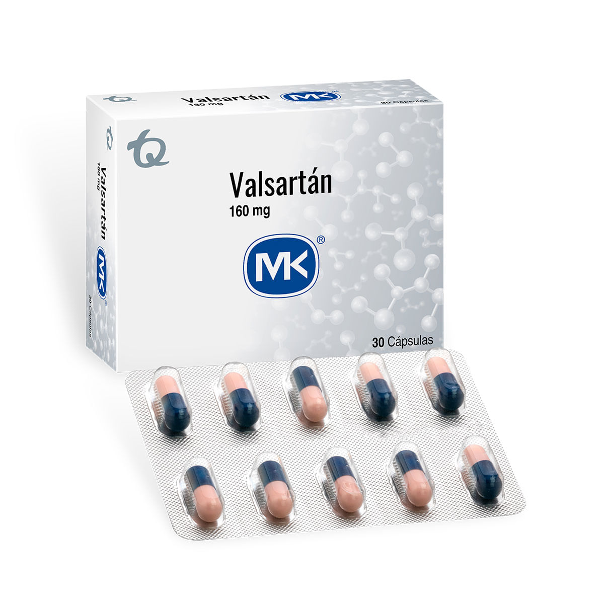Valsartan 160 mg Caja Con 30 Cápsulas Duras