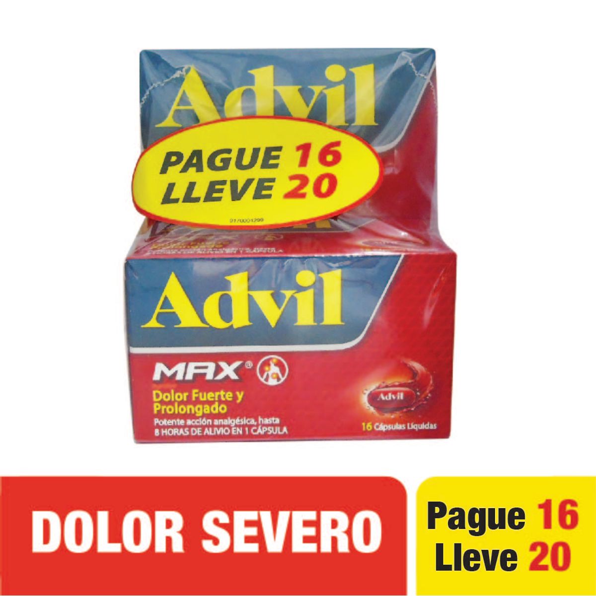 Advil Max 400mg Cbl Pg:16 Llv:20