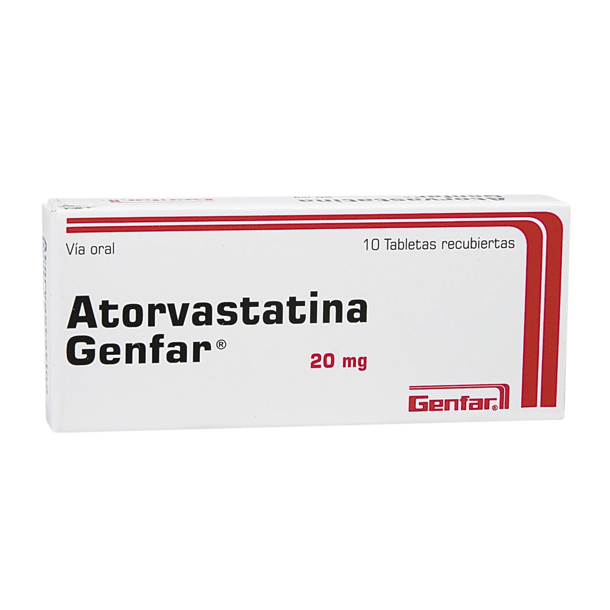 ATORVASTATINA G20 MG X 10 TABLETAS