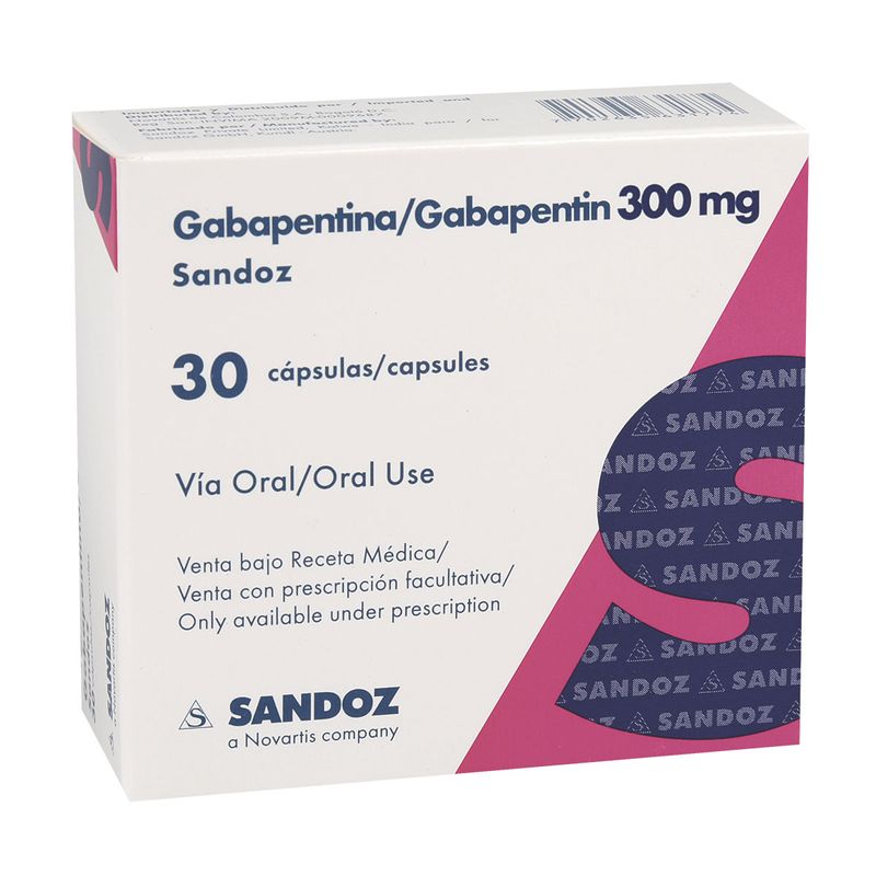 GABAPENTINA 300 MG 30 CAPSULAS SZ