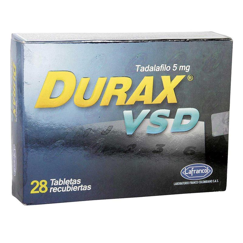 Durax Vsd 5 Mg Tableta Recubierta