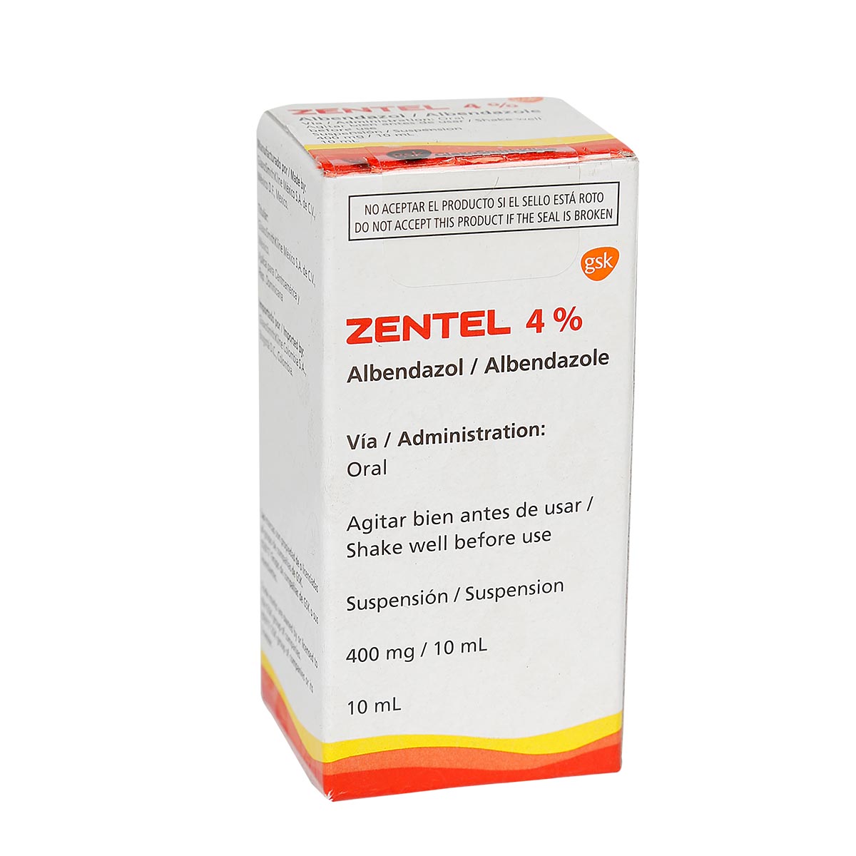 Zentel 4 % Suspensión