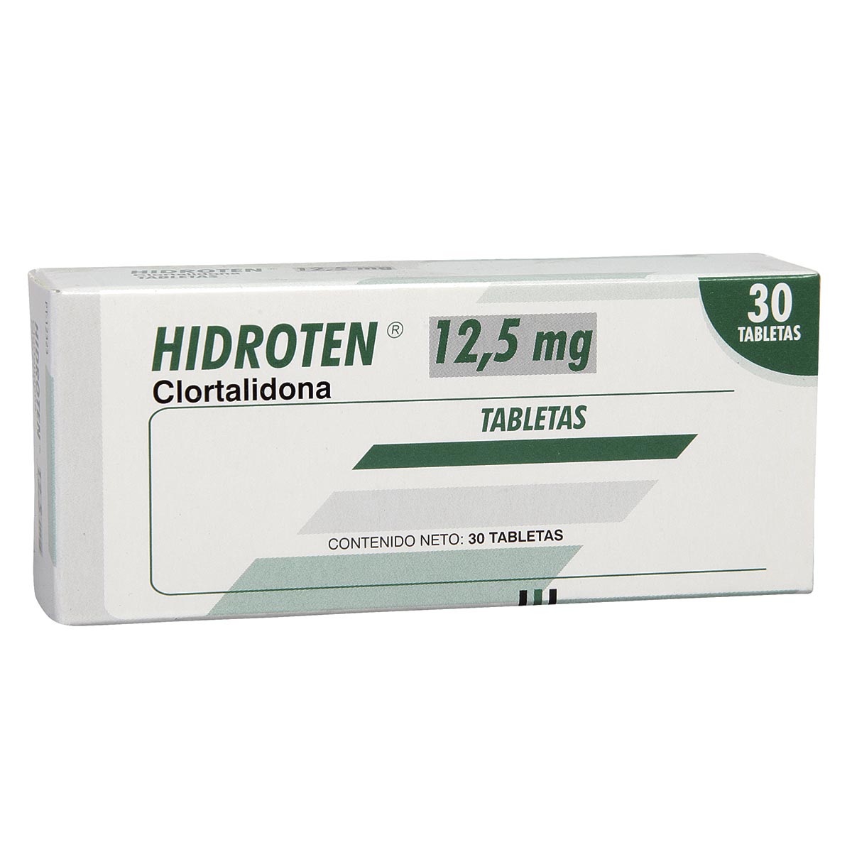Hidroten 12.5 mg Caja Con 30 Tabletas