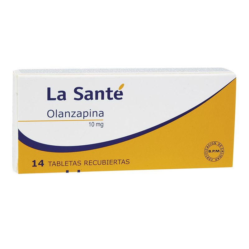 Olanzapina 10mg Tableta Recubierta La Santé