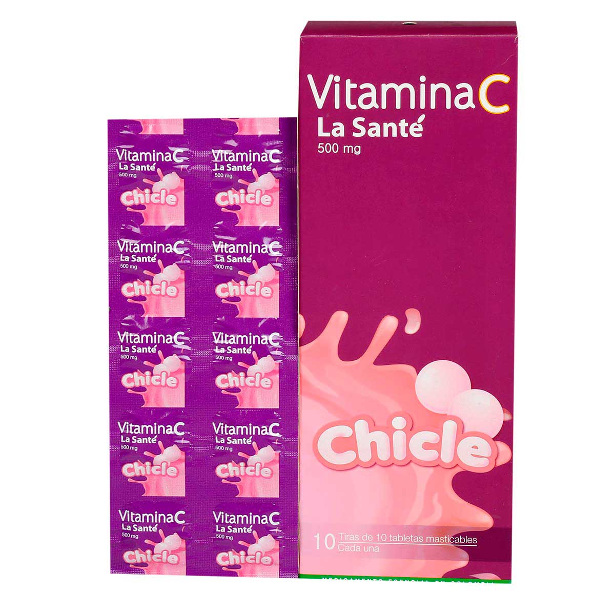 VITAMINA C LS CHICLE X 10 TABLETAS