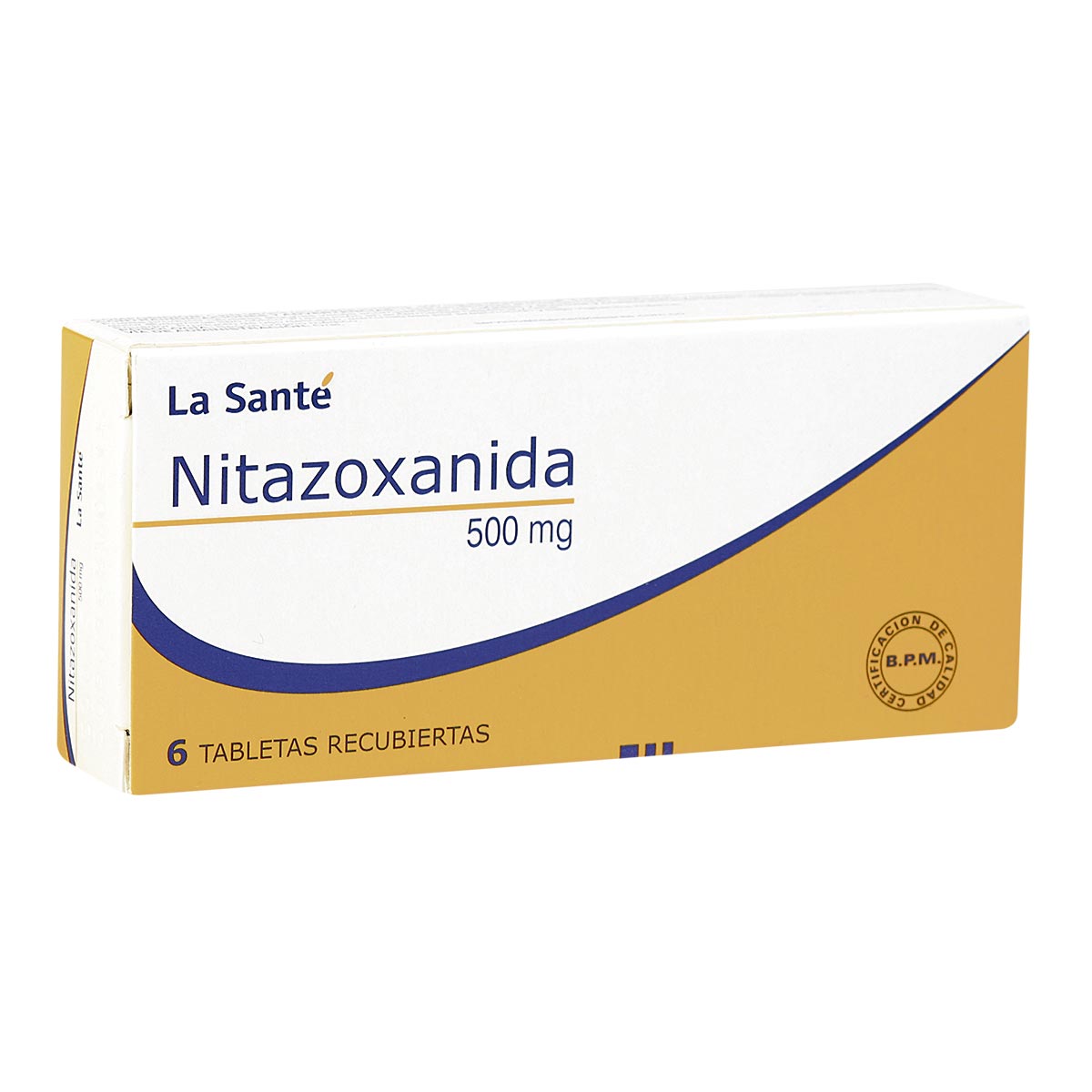 Nitazoxanida 500 mg Tableta Recubierta La Santé