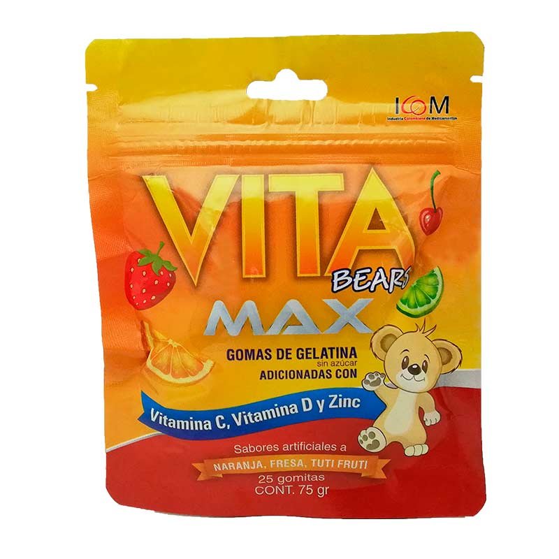 GOMAS VITABEARS MAX 75 GR 25 UNIDADES ICOM