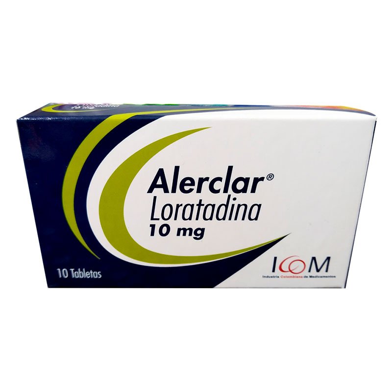 ALERCLAR 10 MG 10 TABLETAS ICOM