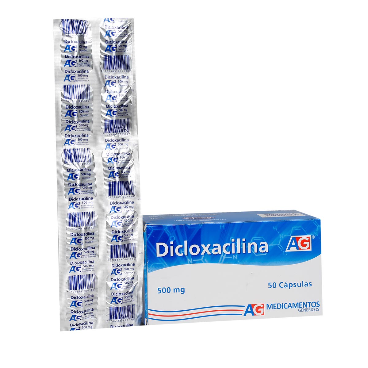 DICLOXACILINA LS 500 MG X 10 CAPSULAS