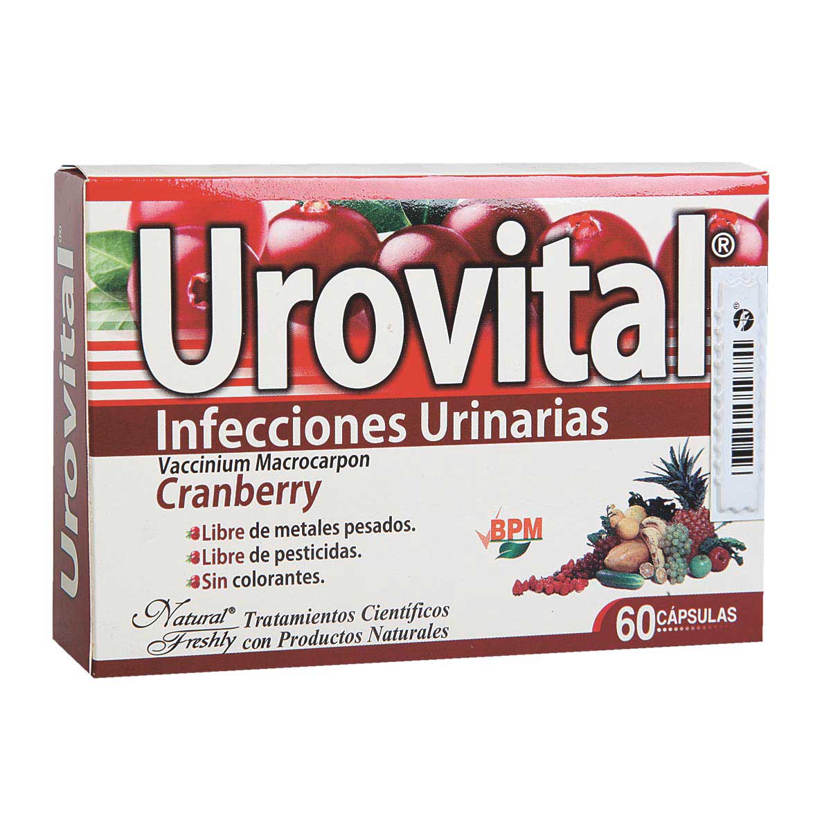 UROVITAL CRAMBERRY LISTER 60 CAPSULAS