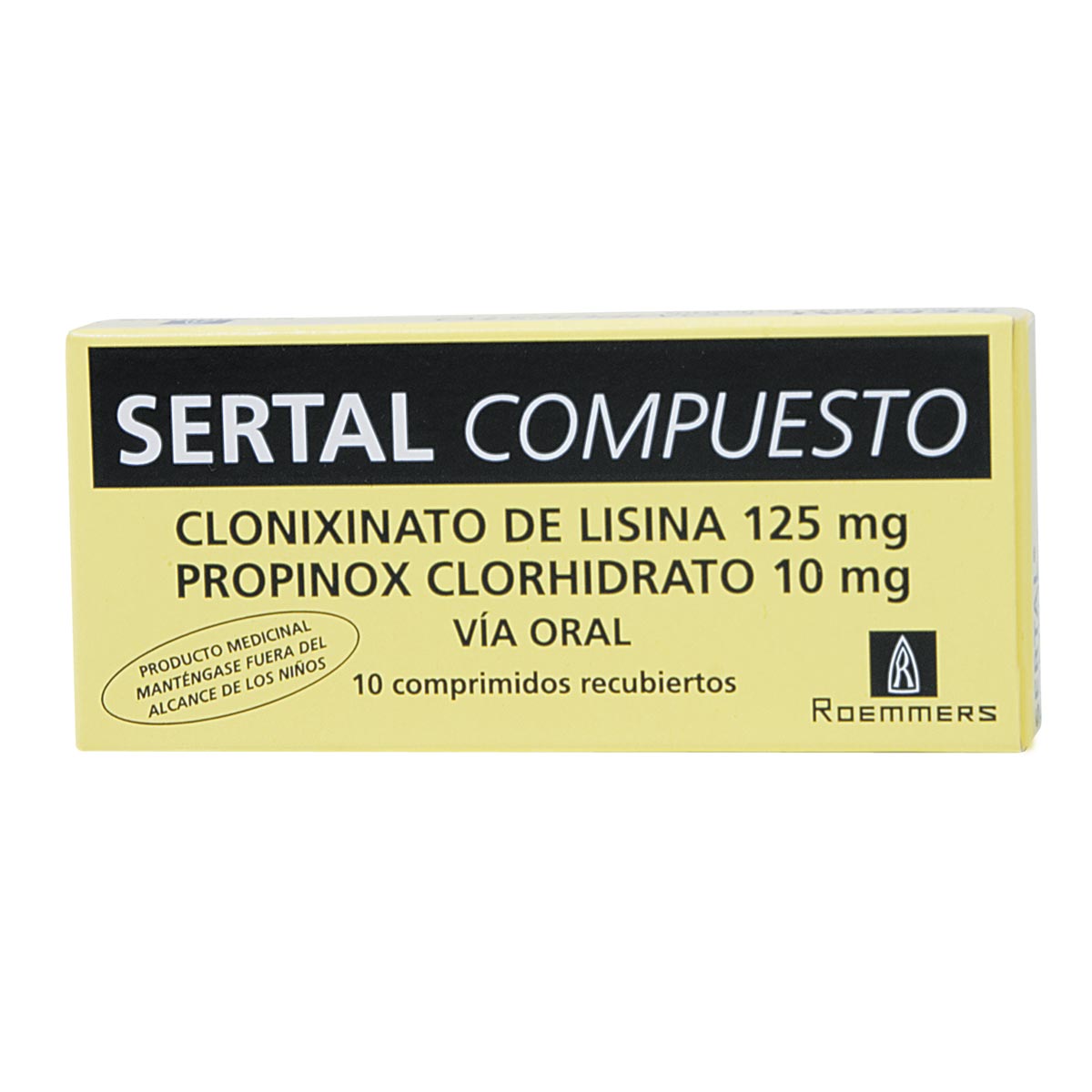 Sertal 125 Mg/10 Mg Comprimido Recubierto
