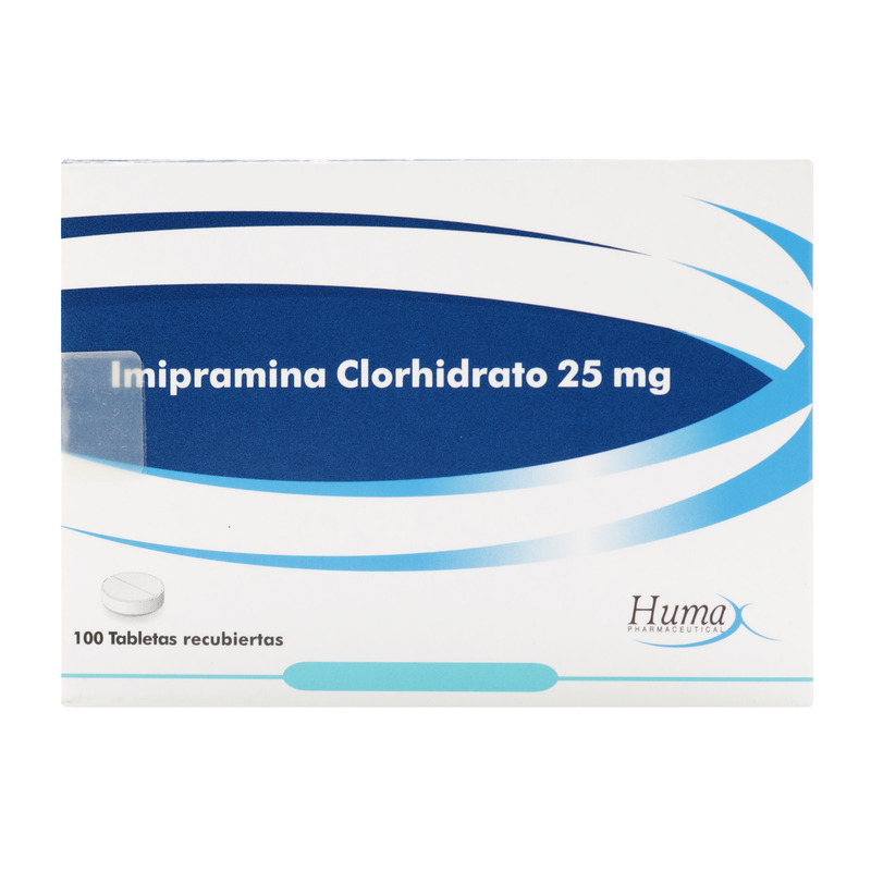 IMIPRAMINA HX 25 MG X 10 TABLETAS