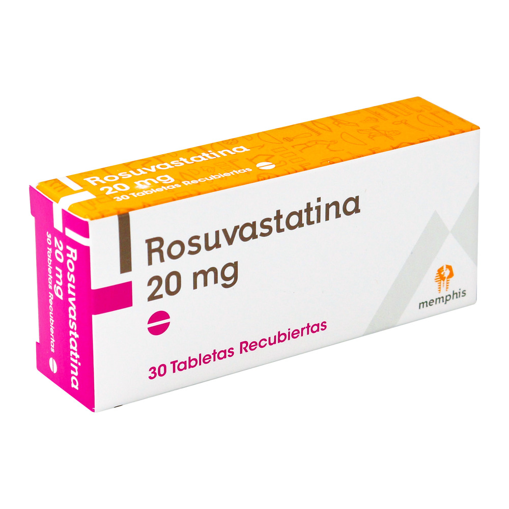 ROSUVASTATINA 20 MG 30 TABLETAS MP