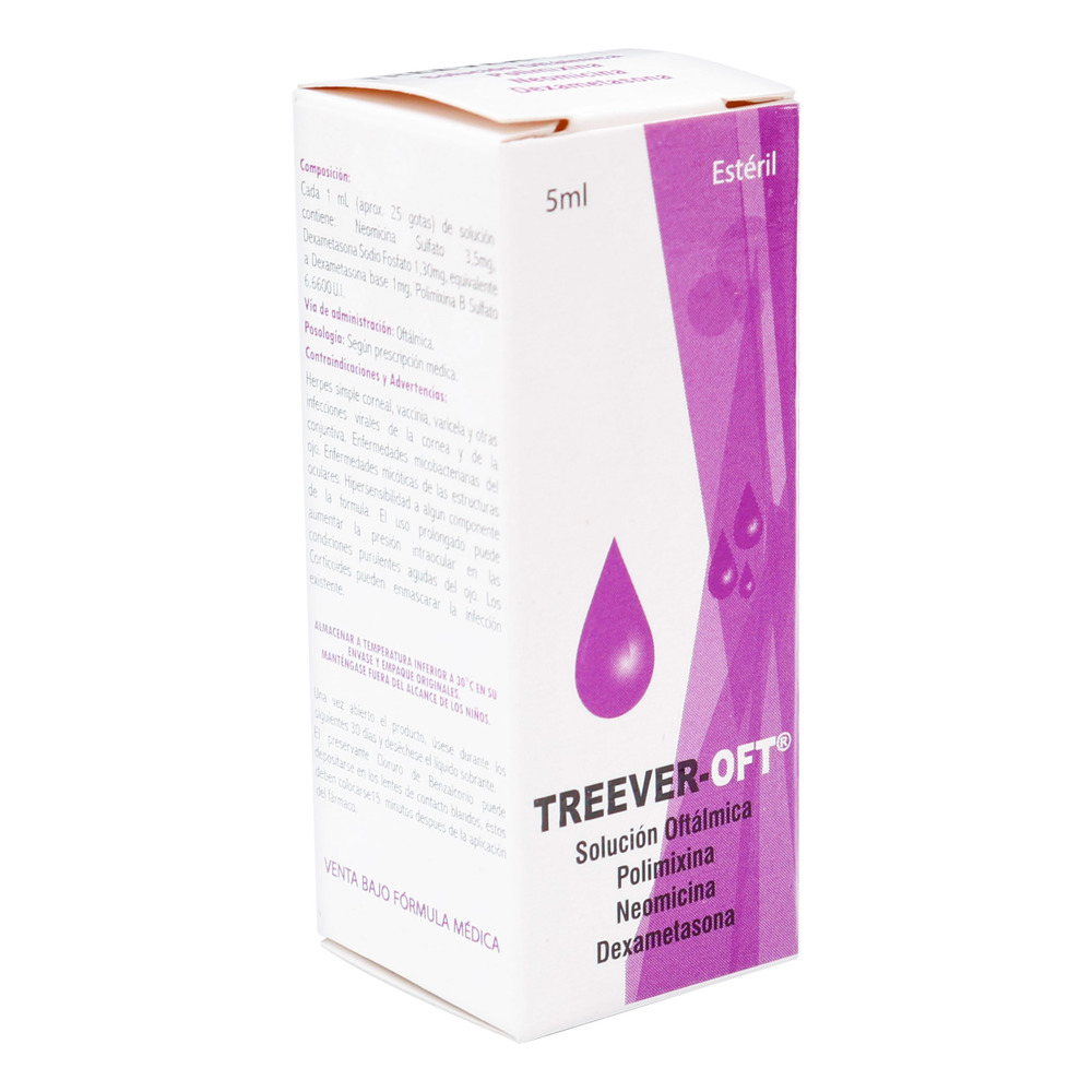 TREEVER-OFT (DEXA-NEO-POLI) GOTAS 5 ML