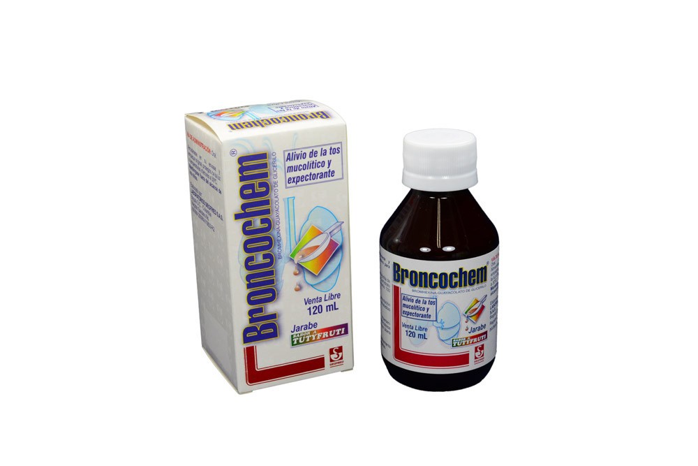 Broncochem Jarabe 100mg/5mL Frasco De 120 mL