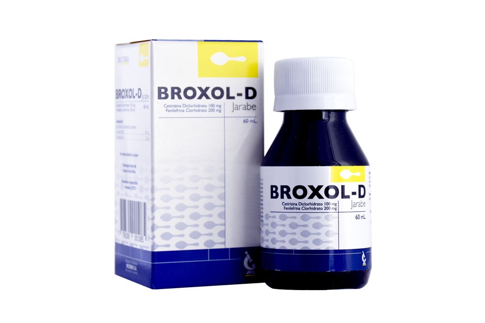 Broxol D Caja Con Frasco De 60 Ml Jarabe