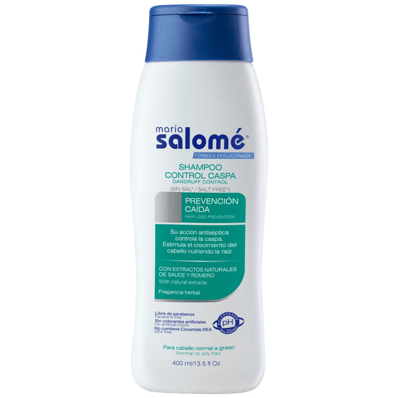 SHAMPOO MARIA SALOME CONTROL CASPA SIN SAL 400 ML