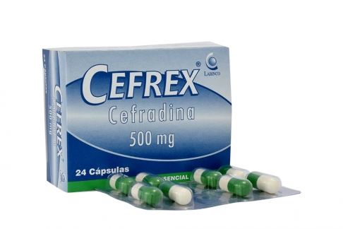 CEFREX 500 MG X 24 CAPSULAS