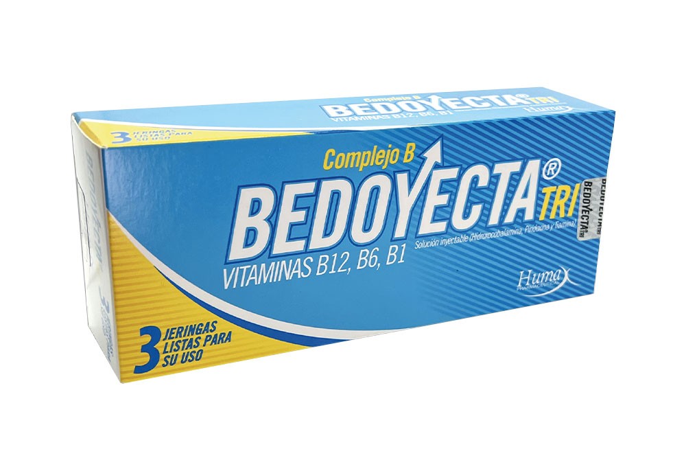 Bedoyecta Tri Solución Inyectable Caja Con 3 Jeringas