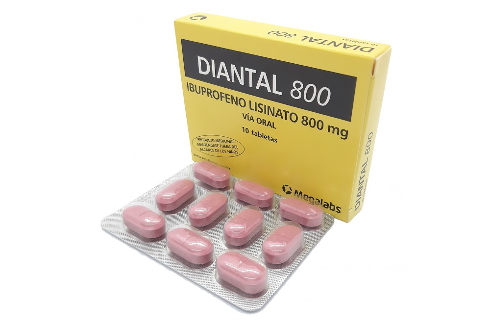 Diantal 800 mg 10 Tabletas