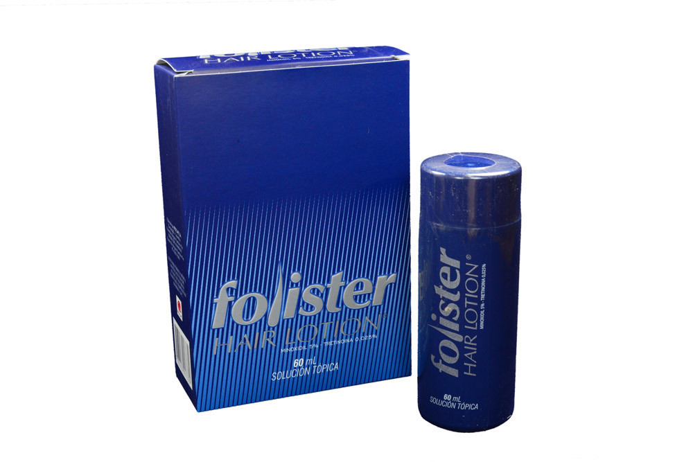 Folister Hair Lotion Solución Tópica 5 / 0.025 % Caja Con Frasco 60 mL