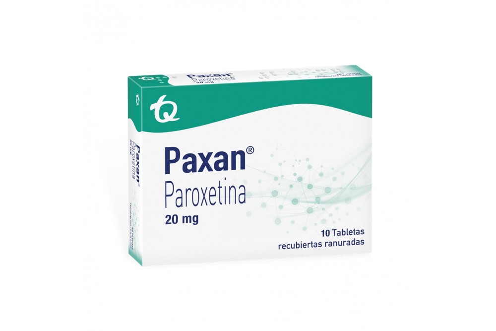 Paxan 20 mg Caja Con 10 Tabletas