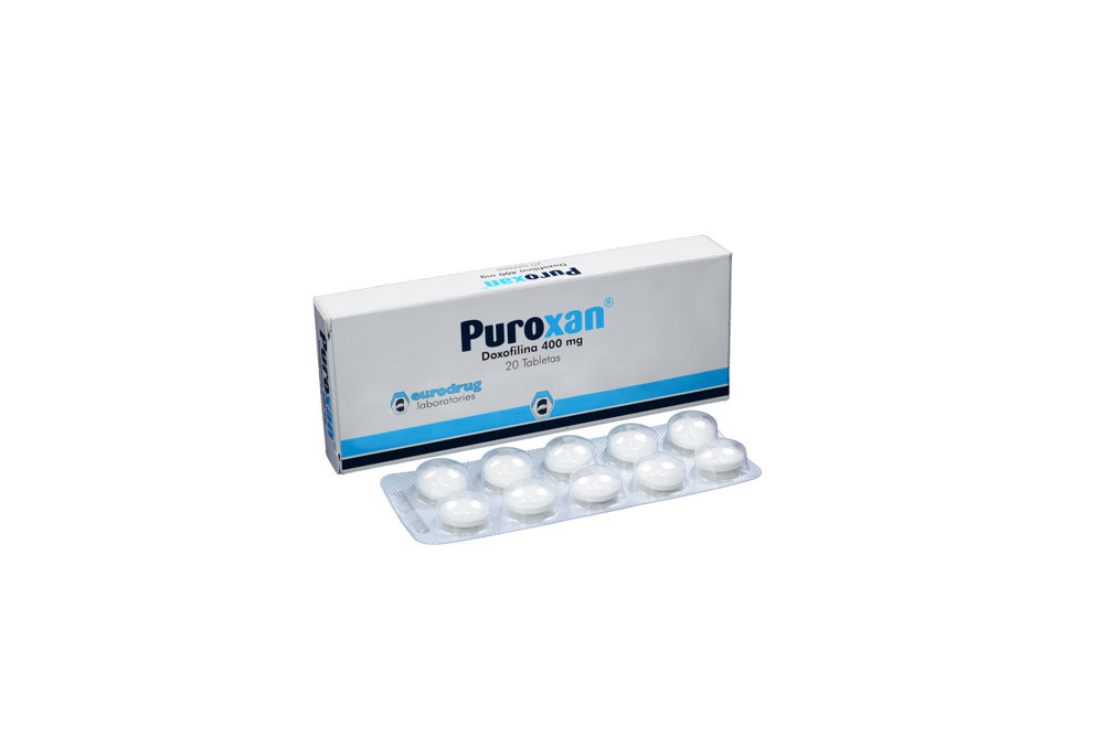 Puroxan 400 mg Caja Con 20 Tabletas