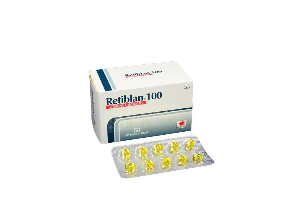 Retiblan 100 Caja Con 50 Cápsulas Blandas