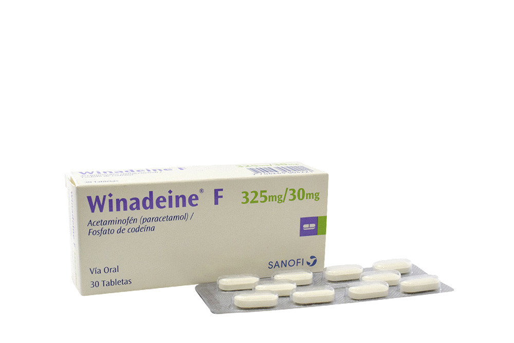Winadeine 325 / 30 mg Caja Con 30 Tabletas