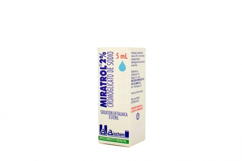 Miratrol Solución Oftálmico 4% Frasco De 5 mL