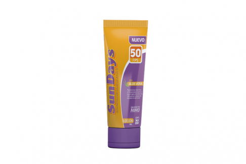 PROTECTOR SOLAR SUN DAYS FPS 50 LOCION 120 ML