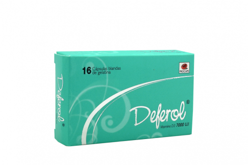 Deferol 7000 UI Caja Con 16 Cápsulas Blandas